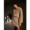 SET CARDIGAN S LÍMEČKEM + SUKNĚ beige