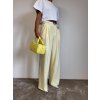 ŠIROKÉ KALHOTY pastel yellow