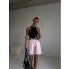 DENIM BERMUDY pink