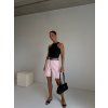 DENIM BERMUDY pink