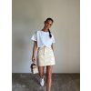 DENIM MADEIRA SUKNĚ beige