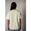 TRIČKO S ELASTANEM heavy cotton - oversized pastel yellow