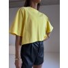 CROPPED TRIKO yellow