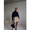 KOLOVÁ SUKNĚ beige fonce