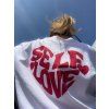 OVERSIZED TRIKO SELF LOVE white