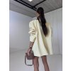 BOXY OVERSIZED SAKO pastel yellow