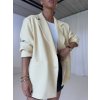 BOXY OVERSIZED SAKO pastel yellow