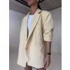 BOXY OVERSIZED SAKO pastel yellow