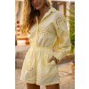 MADEIRA KOMPLET ŠORTKY + KOŠILE pastel yellow