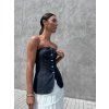 DENIM OFF SHOULDERS TOP