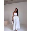 KOMPLET MAXI SUKNĚ + TOP white