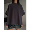 BOXY TRIKO - heavy cotton - brown