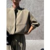OVERSIZED BOMBER khaki