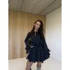 ŠATY S KOLOVOU SUKNÍ black