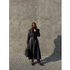 KOŽENKOVÝ TRENCH COAT black