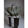 KOŽENÁ SHOPPER BAG MEDIUM khaki