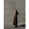 DLOUHÝ OVERSIZED TRENCH COAT brown