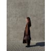 DLOUHÝ OVERSIZED TRENCH COAT brown