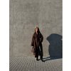 DLOUHÝ OVERSIZED TRENCH COAT brown