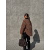 PROŠÍVANÁ OVERSIZED BUNDA brown