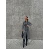 DENIM KOŠILOVÉ MIDI ŠATY grey