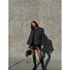 OVERSIZED PROŠÍVANÁ BUNDA black