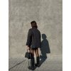 OVERSIZED PROŠÍVANÁ BUNDA black
