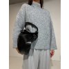 OVERSIZED SVETR S PODÍLEM VLNY light grey