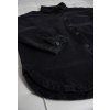 OVERSIZED DENIM KOŠILE S KAPSAMI black