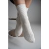 PONOŽKY S KAŠMÍREM A VLNOU off white