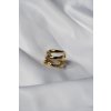 OTEVŘENÝ TROJITÝ PRSTEN gold