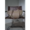 KOŽENÁ SHOPPER BAG SMALL beige