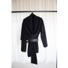 CARDIGAN S PÁSKEM black