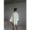 OVERSIZED KOŠILE S PROUŽKEM yellow