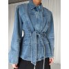 DENIM BUNDA S PÁSKEM