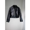 KOŽENKOVÁ BOMBER BUNDA black