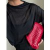 TRANSPARENTNÍ OVERSIZED TOP black