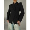 VYPASOVANÉ SAKO S KLOPOU black
