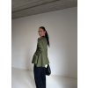 VYPASOVANÝ KABÁTEK green