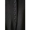 CARDIGAN S KRAJKOU NA RUKÁVECH black