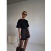 SKORT ŠORTKY S KRAJKOU brown