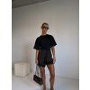 SKORT ŠORTKY S KRAJKOU brown