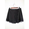 SKORT ŠORTKY S KRAJKOU black