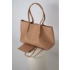 PROPLÉTANÁ KOŽENÁ SHOPPER BAG beige