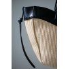 SLAMĚNÁ SHOPPER BAG beige/black