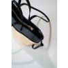 SLAMĚNÁ SHOPPER BAG beige/black