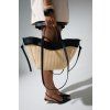SLAMĚNÁ SHOPPER BAG beige/black