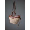 SLAMĚNÁ SHOPPER BAG beige/brown