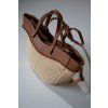 SLAMĚNÁ SHOPPER BAG beige/brown
