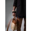 SLAMĚNÁ SHOPPER BAG beige/brown